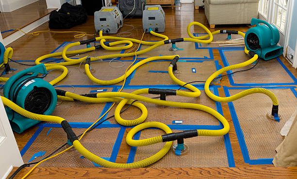 Professional Crawl Space Water Removal technician working in Mather, CA